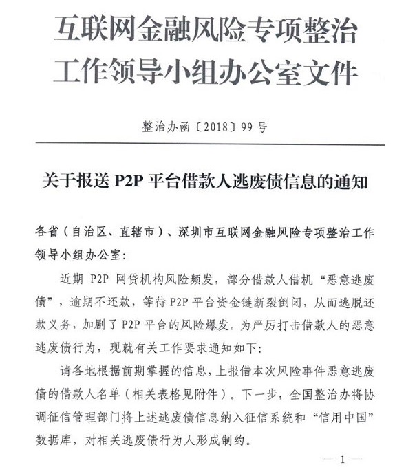 监管发文重击老赖，拍拍贷已于今日上报首批“恶意逃废债”借款人信息